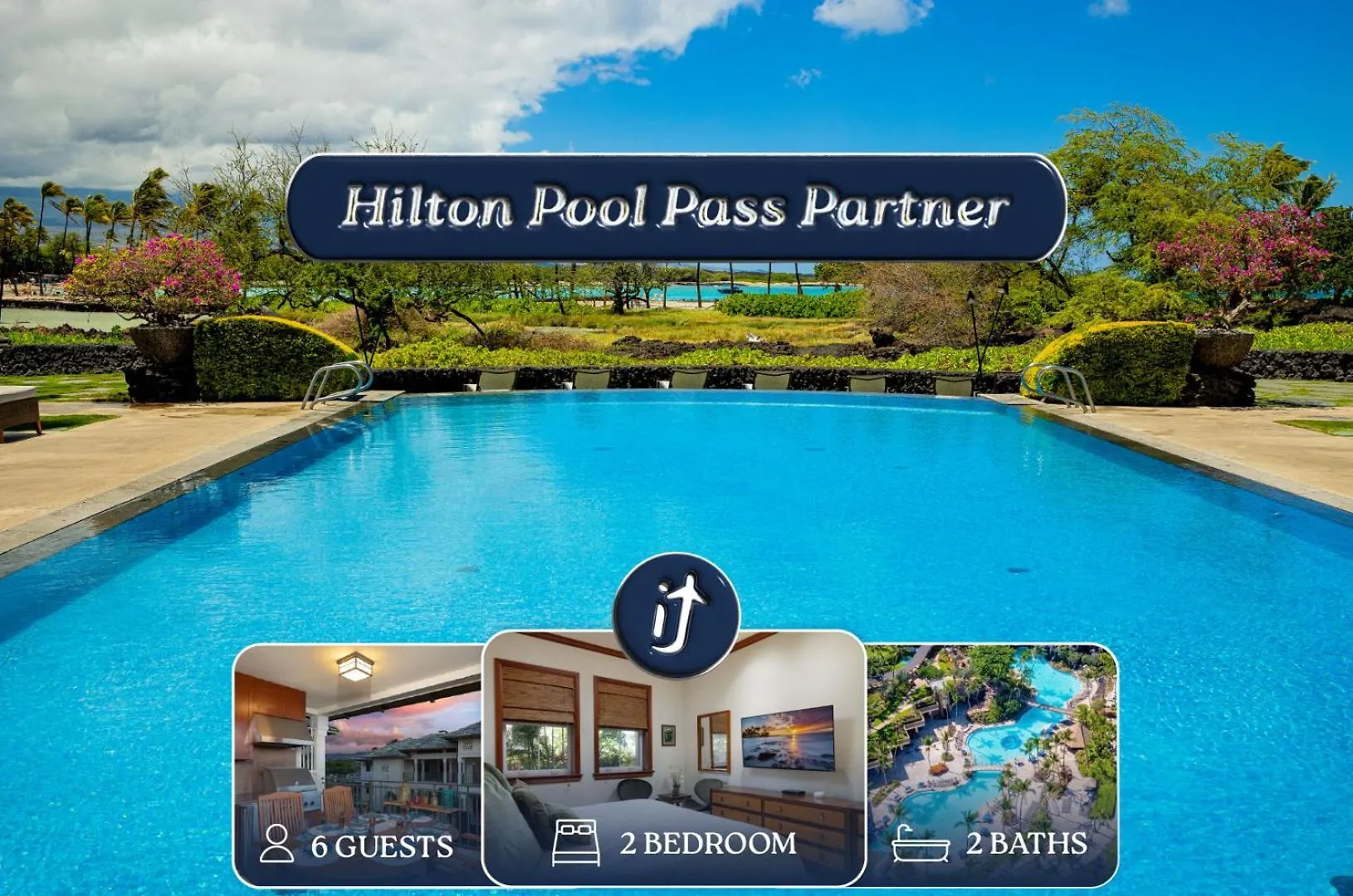 הוילה וויקולואה Hilton Pool Pass Included, Kolea - Luxe Penthouse